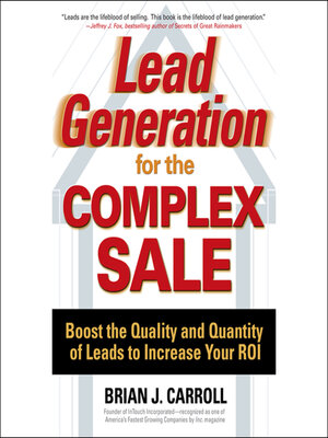 cover image of Lead Generation for the Complex Sale